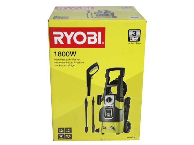 RYOBI RPW120B - Cold pressure washer - 1800W - 120 bar - 380 l/h