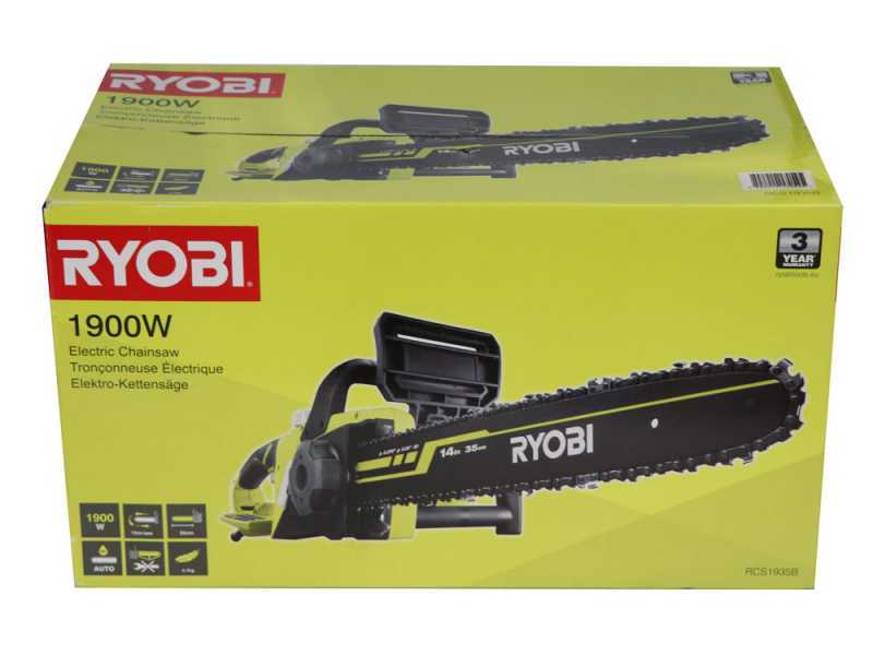 Ryobi RCS1935B - 1900W Electric Chainsaw - 35cm Blade