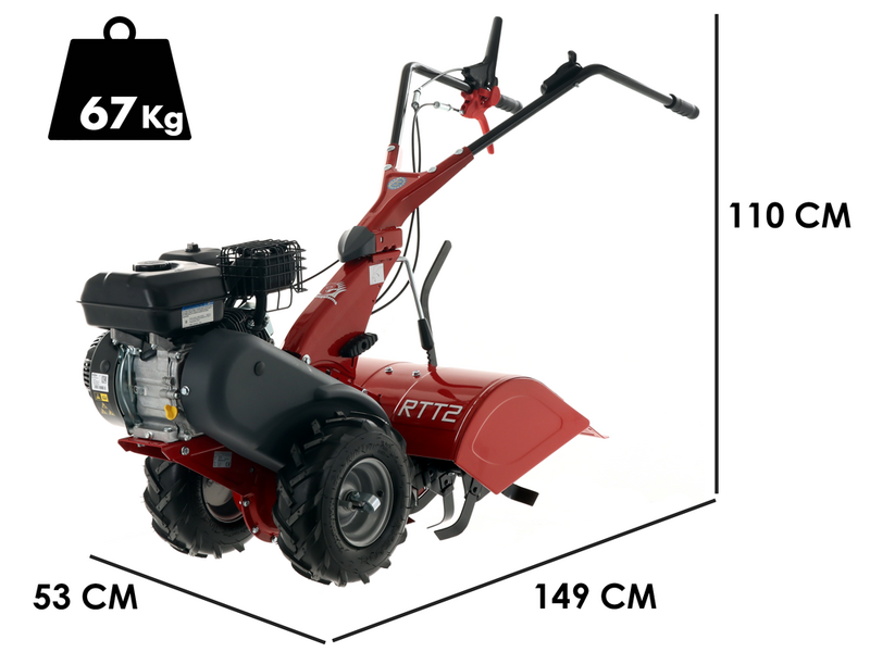 Eurosystems RTT 2 SR - Petrol Two-wheel Tractor - Brigs&amp;Stratton CR950 - 7HP