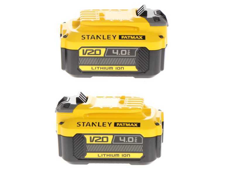 STANLEY FATMAX SFMCMW2651M Battery-powered Lawn Mower - 2 18 V/4Ah Batteries - 40 cm Cutting Width