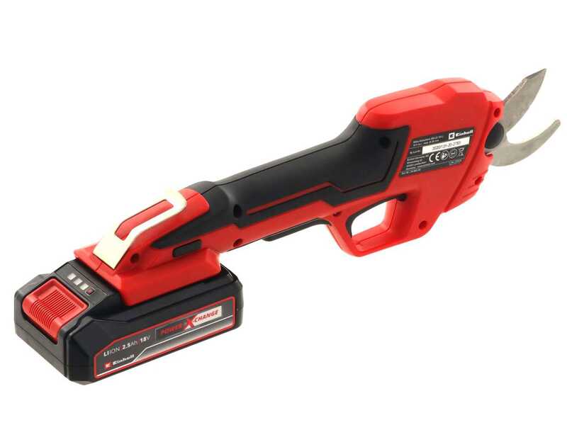 Einhell GE-LS 18 Li Battery-powered Pruning Shears - 18V/2.5ah Battery and Battery Charger