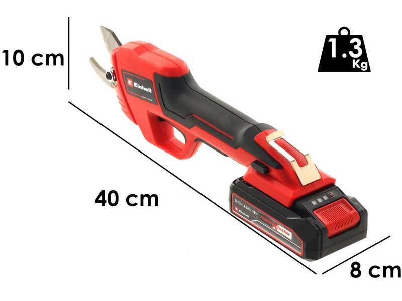 Einhell GE-LS 18 Li Battery-powered Pruning Shears - 18V/2.5ah Battery and Battery Charger