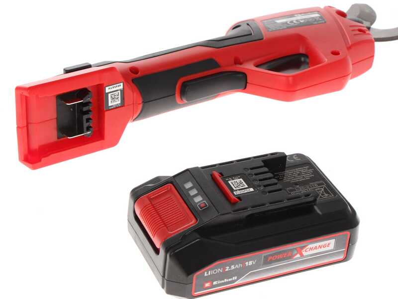 Einhell GE-LS 18 Li Battery-powered Pruning Shears - 18V/2.5ah Battery and Battery Charger