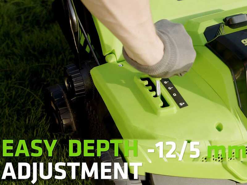 Greenworks GD40SC38II - Battery-powered Lawn Scarifier - 40 V- 4Ah