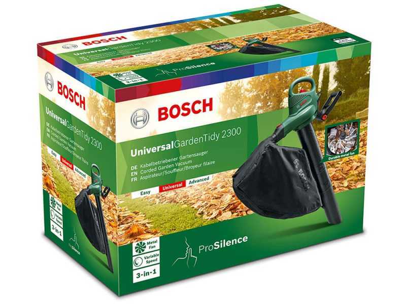 Bosch Universal Garden Tidy 2300 Leaf Blower - Garden Vacuum - 2300 W Power