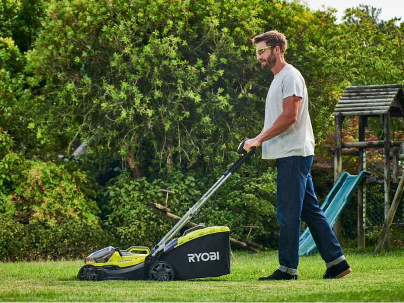 Ryobi Hybrid RY18LMH37A 250 Battery grass trimmer 2x18V 5Ah Cutting 37 cm