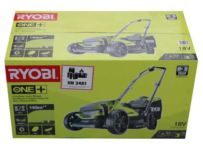 Ryobi RLM18C33B25 - Battery grass trimmer - 18V/2.5Ah - Cutting 33 cm