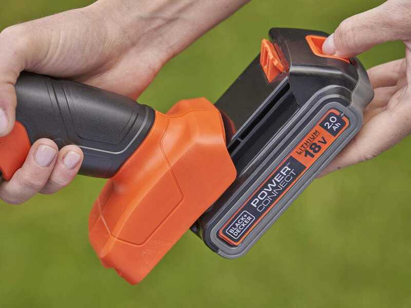 Black &amp; Decker B&amp;DBCSS18D1W - Battery grass shear - Hedge trimmer 18V 2Ah + Free 18V 2Ah battery