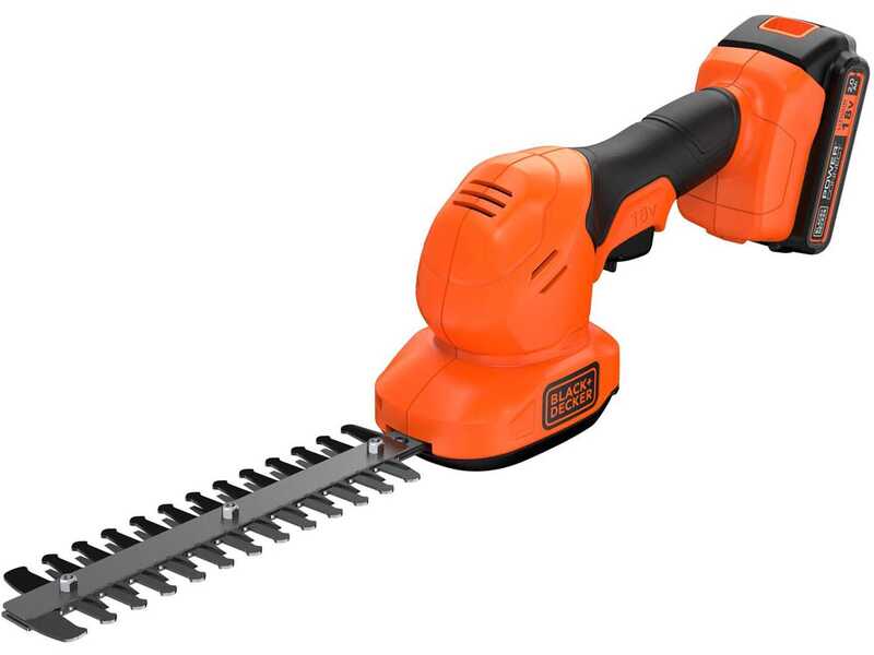Black &amp; Decker B&amp;DBCSS18D1W - Battery grass shear - Hedge trimmer 18V 2Ah + Free 18V 2Ah battery