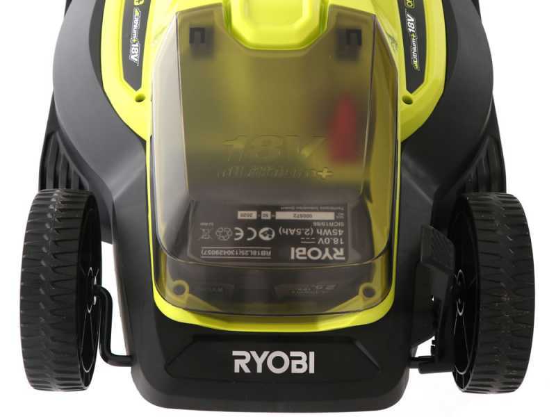 Ryobi RLM18X33B40 Battery powered lawn mower best deal on AgriEuro