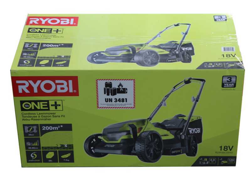 Ryobi RLM18X33B40 - Battery grass trimmer - 18V/4Ah - Cutting 33 cm