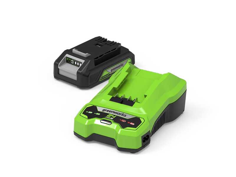GREENWORKS G24SHT - Battery grass shear - Hedge trimmer - 24V 2Ah