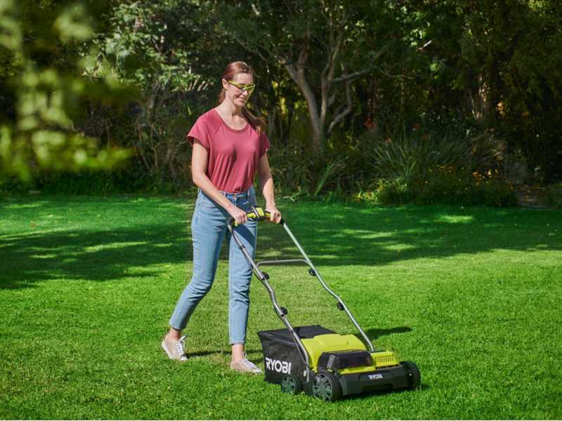 Cheap electric shop lawn scarifier