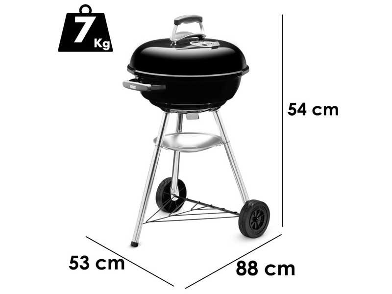 Weber Compact Kettle 47 Charcoal Barbecue best deal on AgriEuro