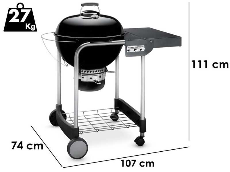 Weber Performer GBS Charcoal Barbecue - 57 cm Grid Diameter