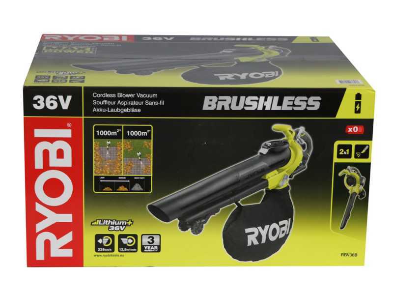 Leaf Blower 3in1 RYOBI RBV36B Without battery best deal on