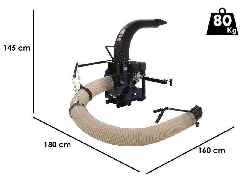 BullMach Filla R - Truck-mounted petrol leaf vacuum - Rato 7 Hp