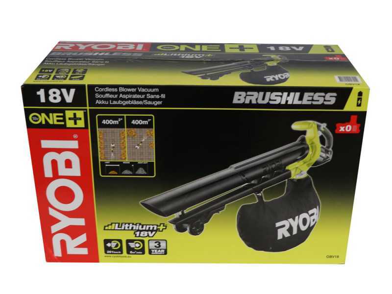 Test Souffleur Ryobi batterie / Cordless Blower Ryobi OBL1802 18V