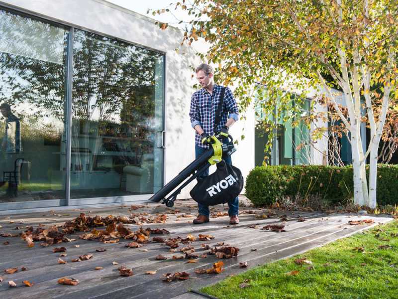 RYOBI OBV18 3 in 1 blower without battery best deal on AgriEuro