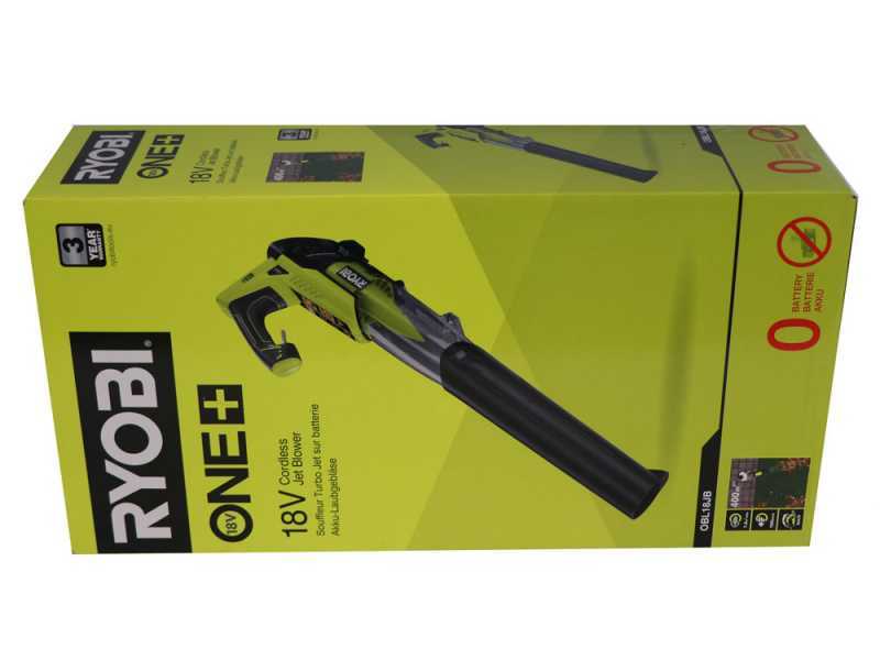 RYOBI OBL18JB Blower with Jet Turbine - WITHOUT BATTERY AND BATTERY CHARGER