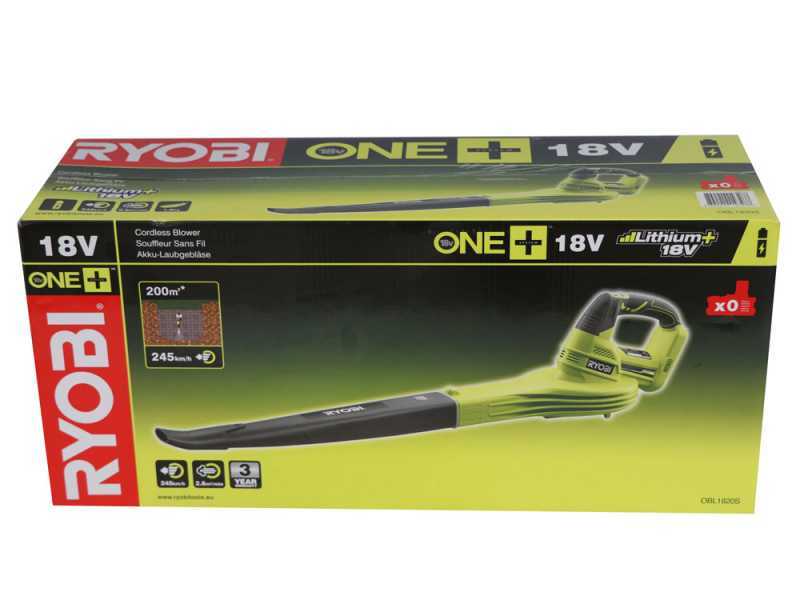 RYOBI OBL1820S cordless blower - WITHOUT BATTERY AND BATTERY CHARGER