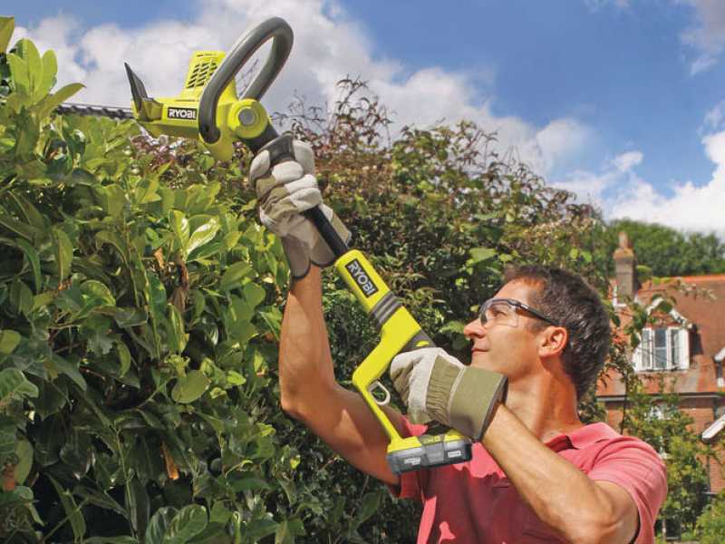 RYOBI OHT1850X Battery-powered Hedge Trimmer on Extension Pole - 18 V - 4Ah - 50 cm Blade