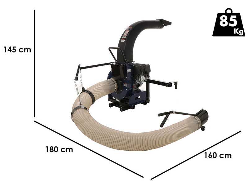BullMach Filla RE - Truck-mounted petrol leaf vacuum - Rato7 HP
