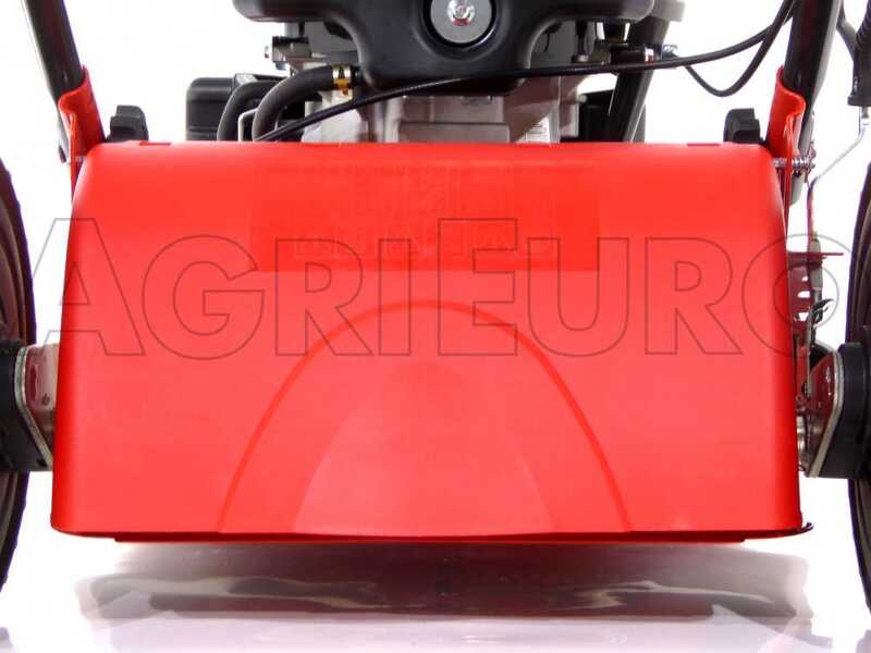 GeoTech Pro S58-3 BMSWGE L225 Self-propelled Petrol Lawn Mower, Swiveling Single Wheel - Electric Start