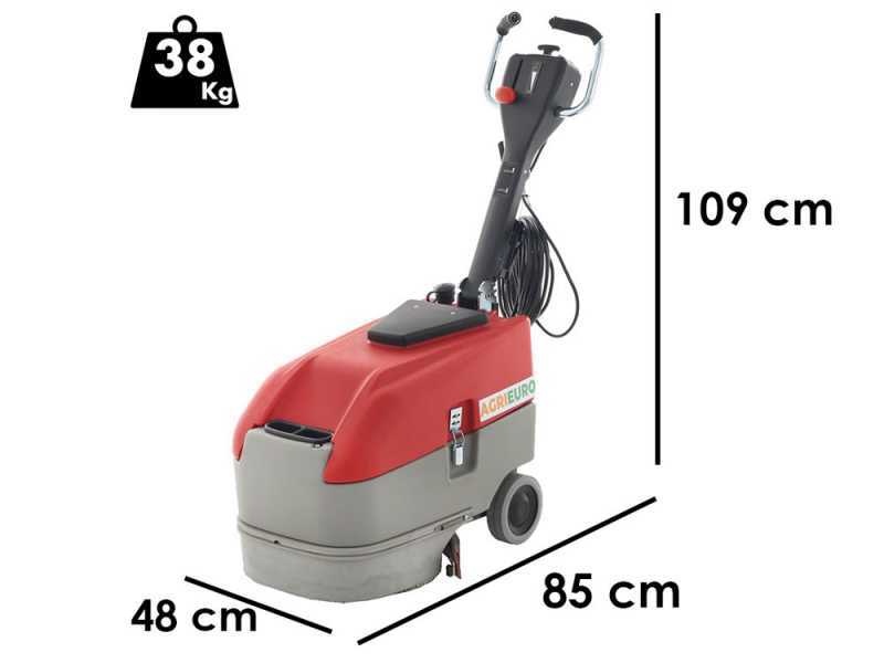 U.T. LP-350-E electric floor washer - 3-in-1: washes, dries and vacuums