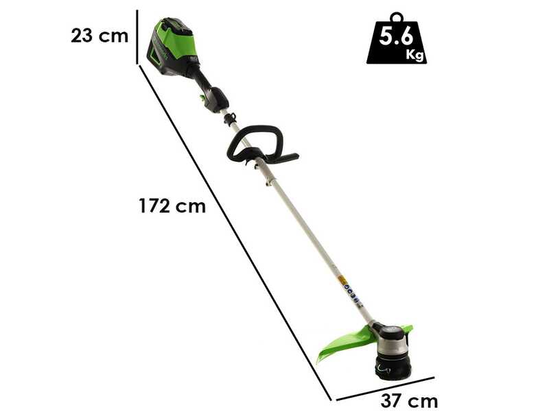 Greenworks GD60BC - Battery-powered Brush Cutter 60V - WITHOUT BATTERY AND CHARGER