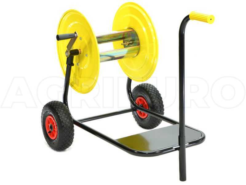 Maxi Galvanized Hose Reel - high pressure 250 m