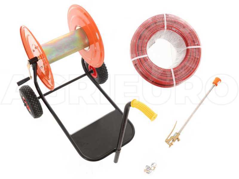 Galvanized Hose Reel with Trolley - 40 bar , best deal on AgriEuro