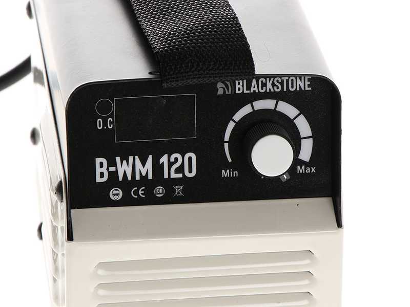 Inverter Electrode Welding Machine in direct current DC Blackstone B-WM 120  - 120 A - with MMA Kit