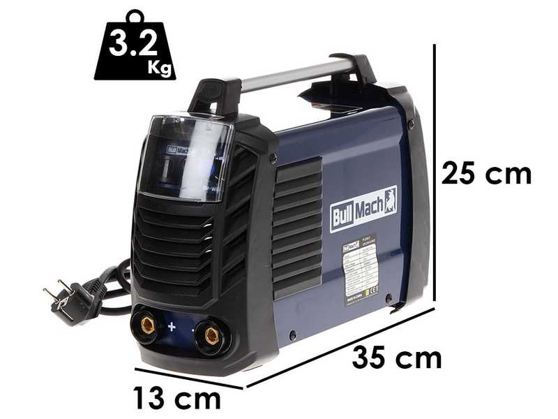 BullMach BM-WM 120N Direct Current Inverter Electrode Welding Machine - 120A - MMA Kit