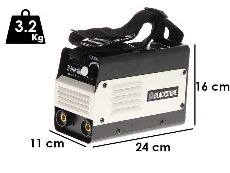 Inverter Electrode Welding Machine in direct current DC Blackstone B-WM 180 - 180 A - with MMA Kit