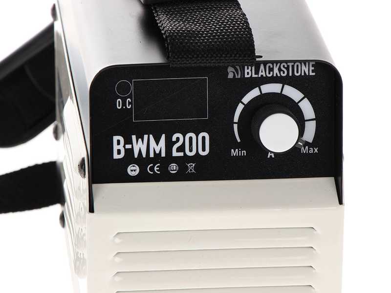 Blackstone B-WM 200 Inverter Electrode Direct Current Welding Machine - 200 Ah - with MMA Kit
