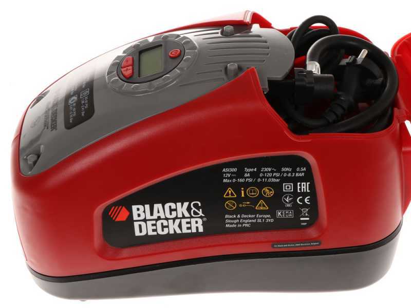 Black &amp; Decker ASI300-QS - Oilless Portable Air Compressor - 11 Bar Max