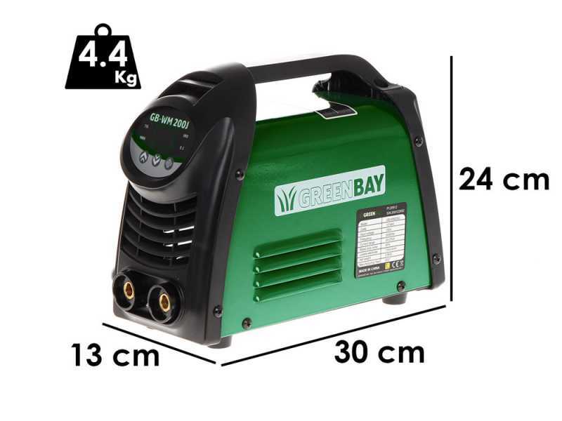 Inverter Electrode Welding Machine in direct current DC GREENBAY GB-WM 200J - 200A - with MMA Kit