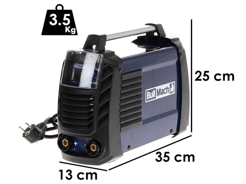 Inverter Electrode Welding Machine in direct current BullMach BM-WM 160N - 160A - with MMA Kit