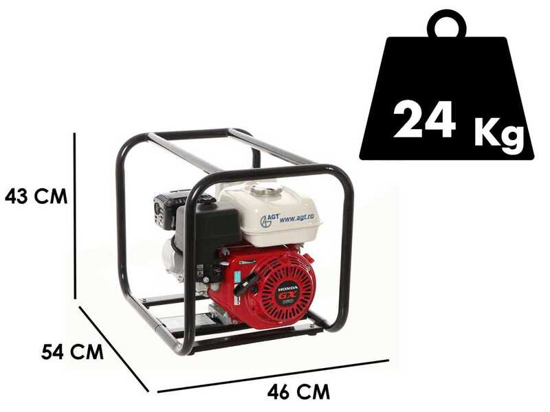 AGT 2&quot; GX160 Petrol Water Pump - 50 mm Fittings