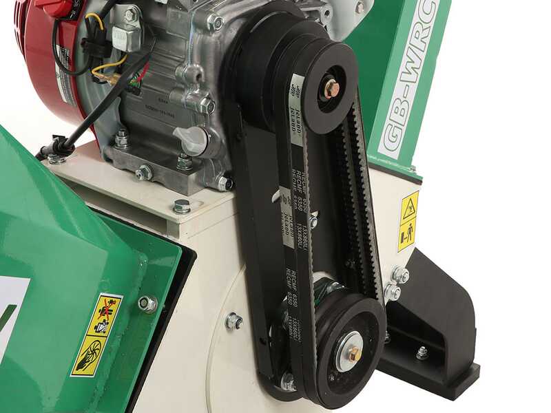 GreenBay GB-WRC 100 H - Professional petrol garden shredder - 6.5 HP Honda GX200 engine