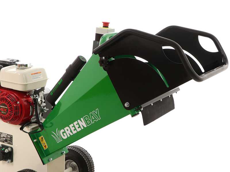 GreenBay GB-WRC 100 H - Professional petrol garden shredder - 6.5 HP Honda GX200 engine