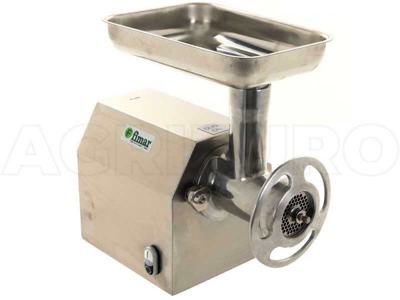 FIMAR TC22C Electric Meat Mincer - Body and Grinding Unit in Stainless Steel - Three-phase - 400V / 1.5 hp