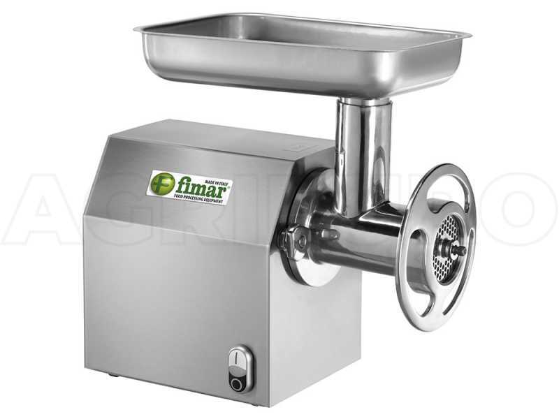 FIMAR TC22C Electric Meat Mincer - Body and Grinding Unit in Stainless Steel - Three-phase - 400V / 1.5 hp