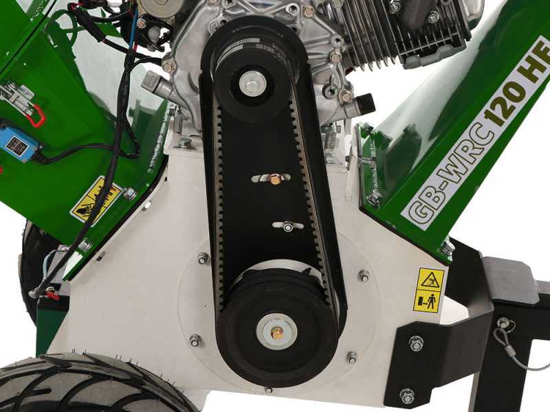 GreenBay GB-WRC 120 HE - Professional petrol garden shredder - 13 HP Honda GX390 engine