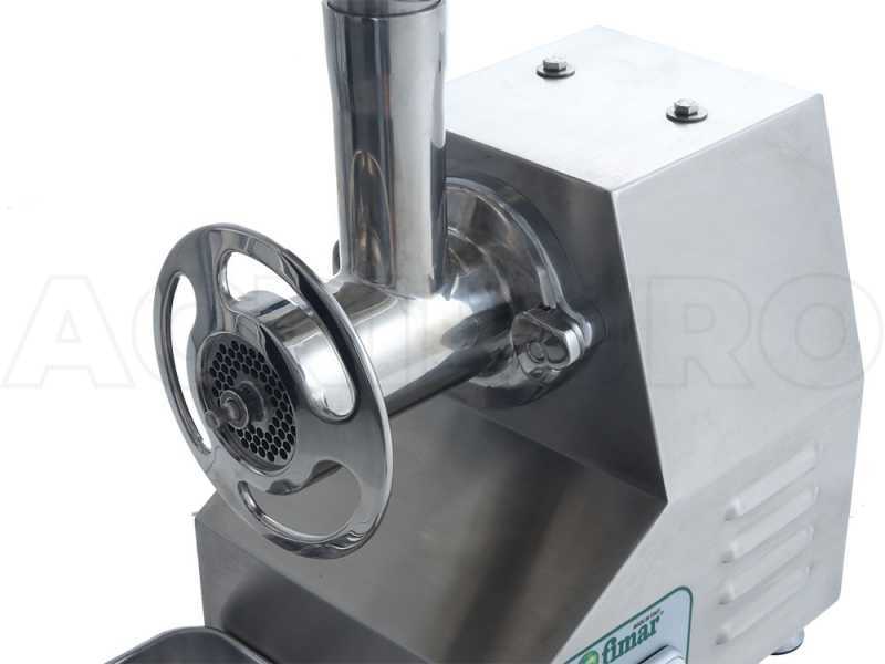 FIMAR TC22TS Electric Meat Mincer - 230 V - 1.5 HP - Stainless Steel Grinding Unit - With Reverse Function