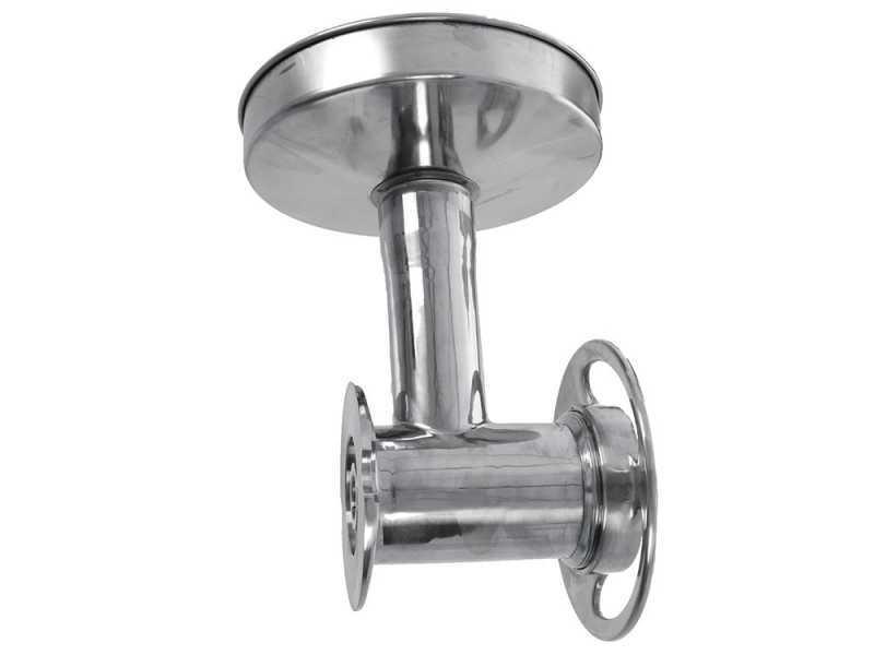 FIMAR TC22TE Electric Meat Mincer - Polished Aluminium Body - Stainless Steel Removable Grinding Unit- Three-phase - 400 V / 1.5 hp