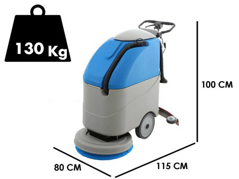 Fiorentini U.T. ECO20B - Cordless floor washer - 3 in 1: Washes, dries and vacuums