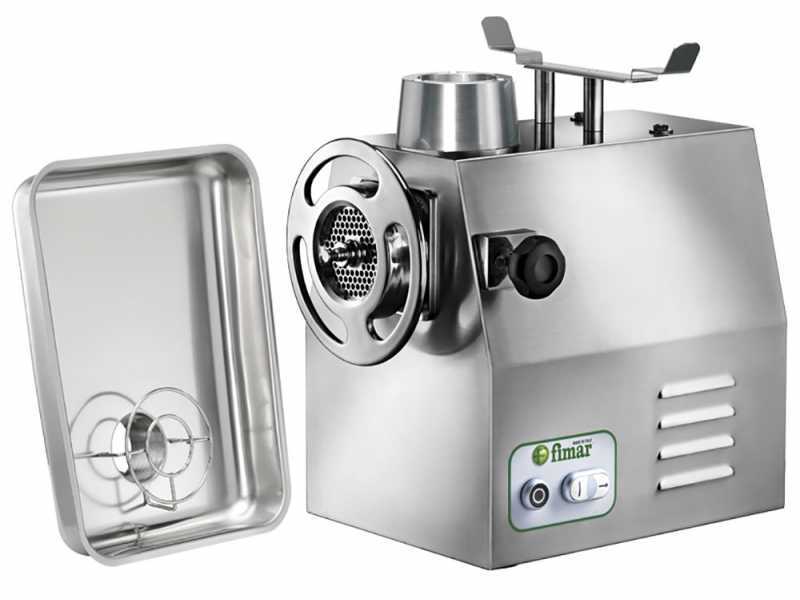 FIMAR TC32RS Electric Meat Mincer - Body and Grinding Unit in Stainless Steel - Three-phase - 400 V / 3 hp