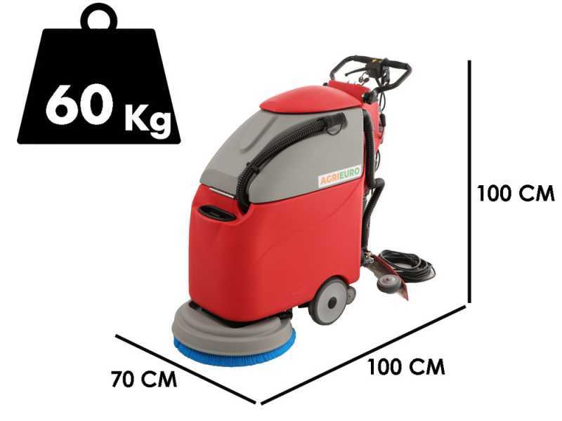 U.T. LP-450-E electric floor washer - 3-in-1: washes, dries and vacuums